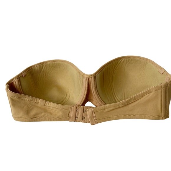 Le Mystere L’Image Collection Strapless Shameless Push-up Nude Bra 34C - Picture 3 of 8